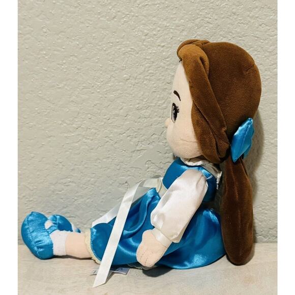 Disney Store Animators Collection Belle in Blue Dress 12" Plush Toy - Picture 3 of 5